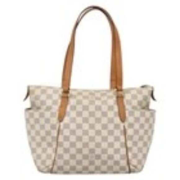 LOUIS VUITTON Damier Azur Totally PM Tote Bag N51261 LV Auth 138211 - Picture 2 of 16